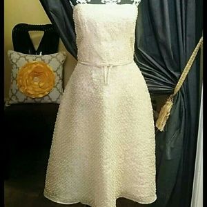 Silk Beaded Dress by Laundry